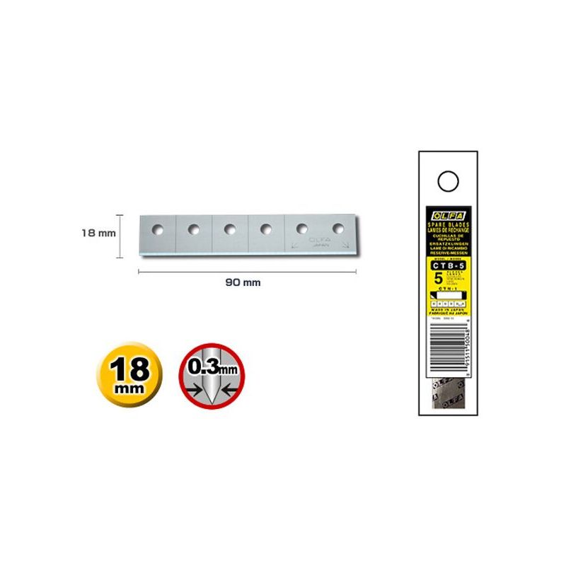 Náhradní čepele OLFA CTB-5