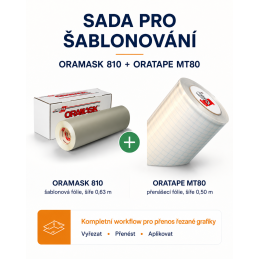 ORAMASK 810 + ORATAPE MT80 sada pro šablonování