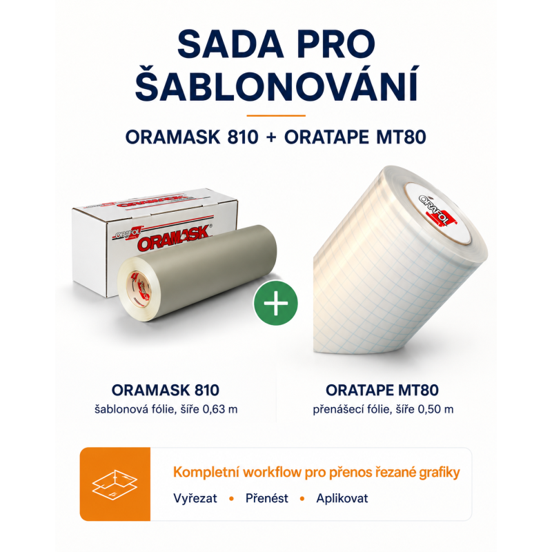 ORAMASK 810 + ORATAPE MT80 sada pro šablonování
