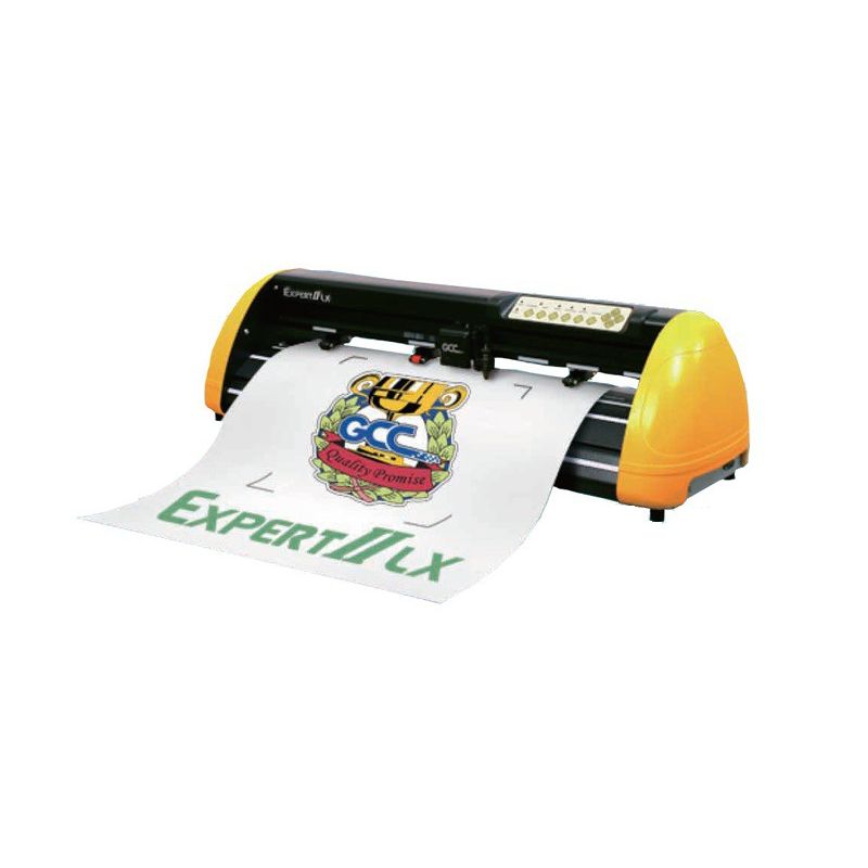 Řezací plotr GCC Expert II 24 LX s optickým systémem pro obrysový ořez
